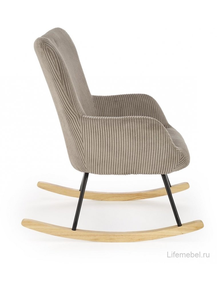 Кресло-качалка Belmiro серое