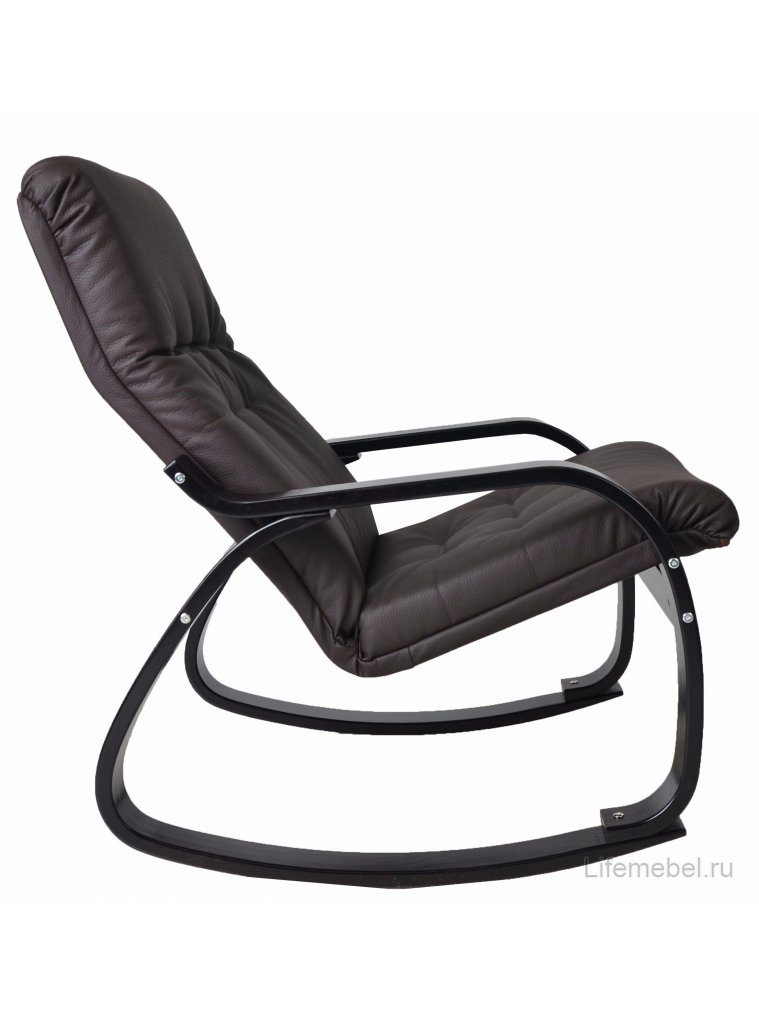 Кресло-качалка Сайма венге / бежевый