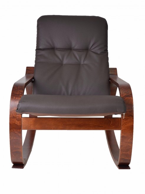 Кресло-качалка Сайма вишня / шоколад