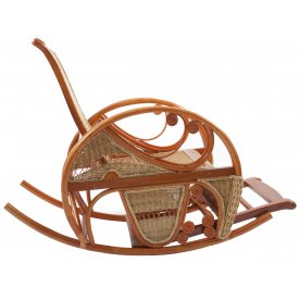 Кресло-качалка Valua / коньяк