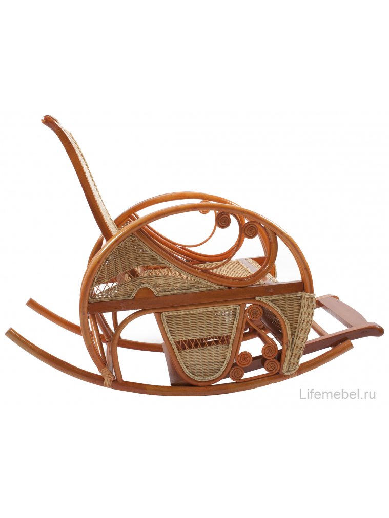 Кресло-качалка Valua / коньяк