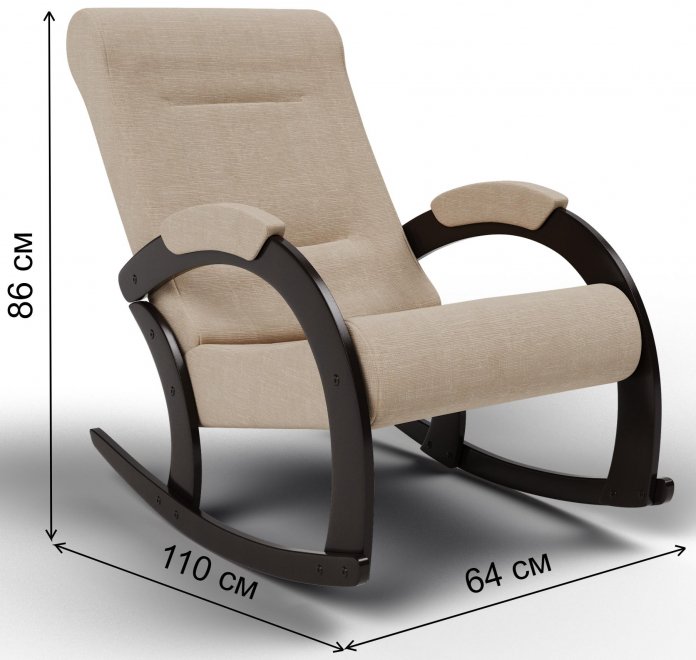 Кресло-качалка Венето песок