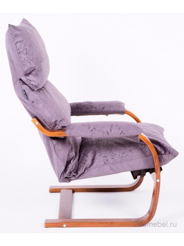 Кресло Онега лаванда / вишня