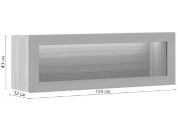 Шкаф навесной Нобиле ПН-ФС ШКо