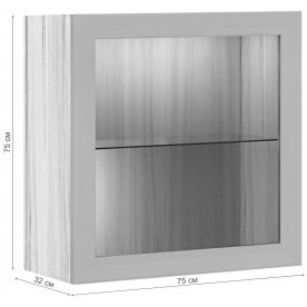 Шкаф навесной Нобиле ПНК ШШ