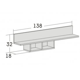 Полка Кельн 138 см