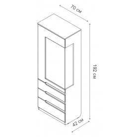 Витрина Виго 192