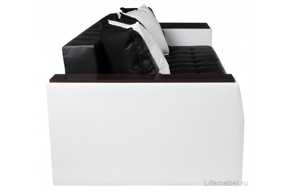 Диван Атлант черный / белый