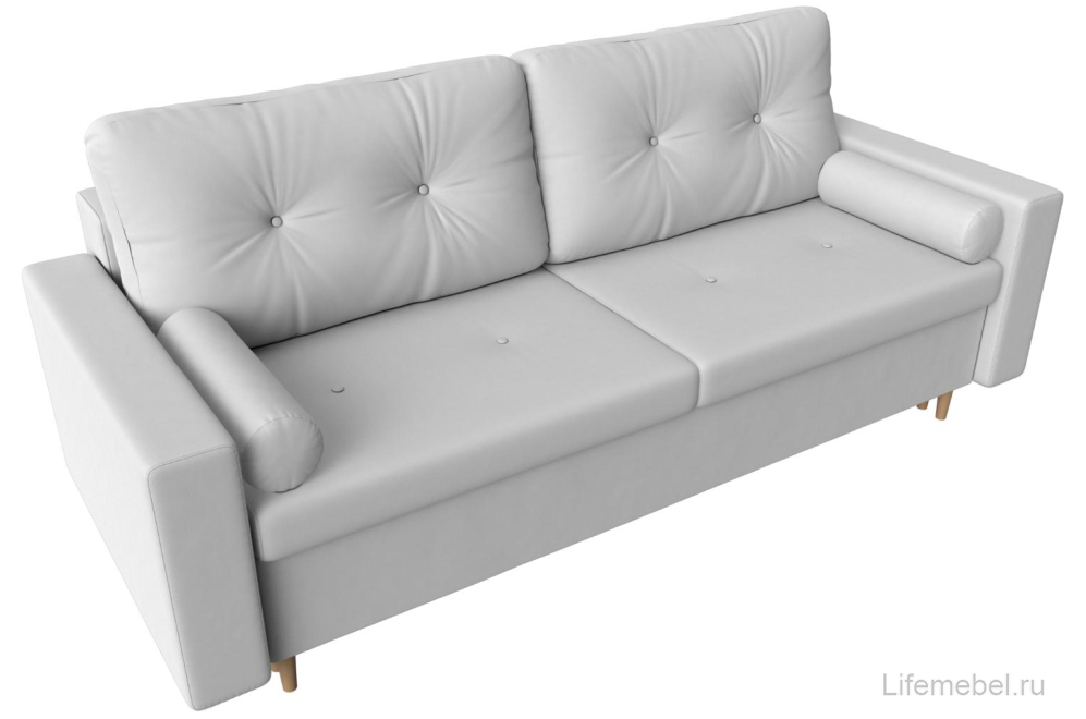 Диван Белфаст экокожа белый