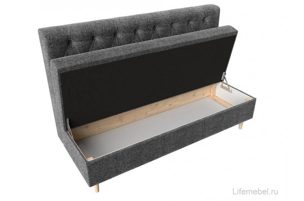 Диван Бремен рогожка серый