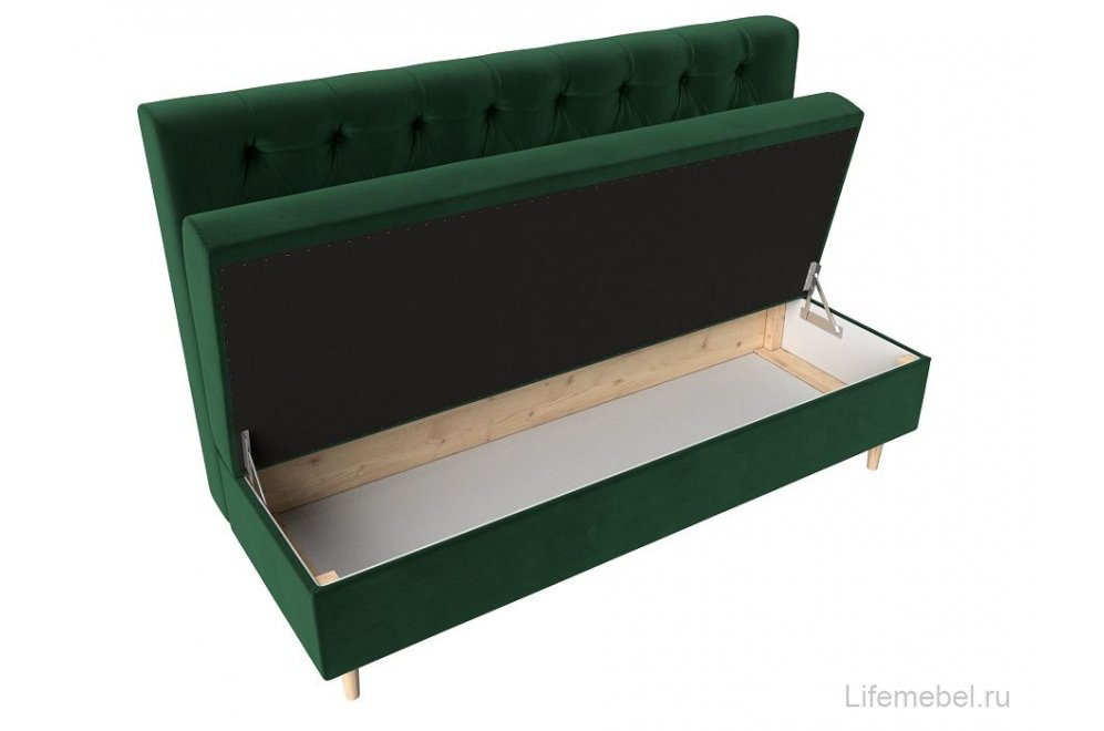 Диван Бремен велюр зеленый