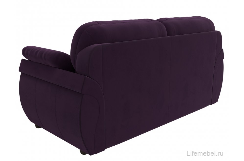 Диван Бруклин велюр фиолетовый