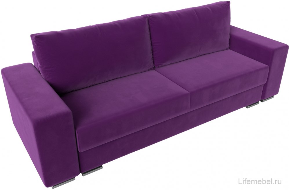 Диван Дрезден фиолетовый микровельвет