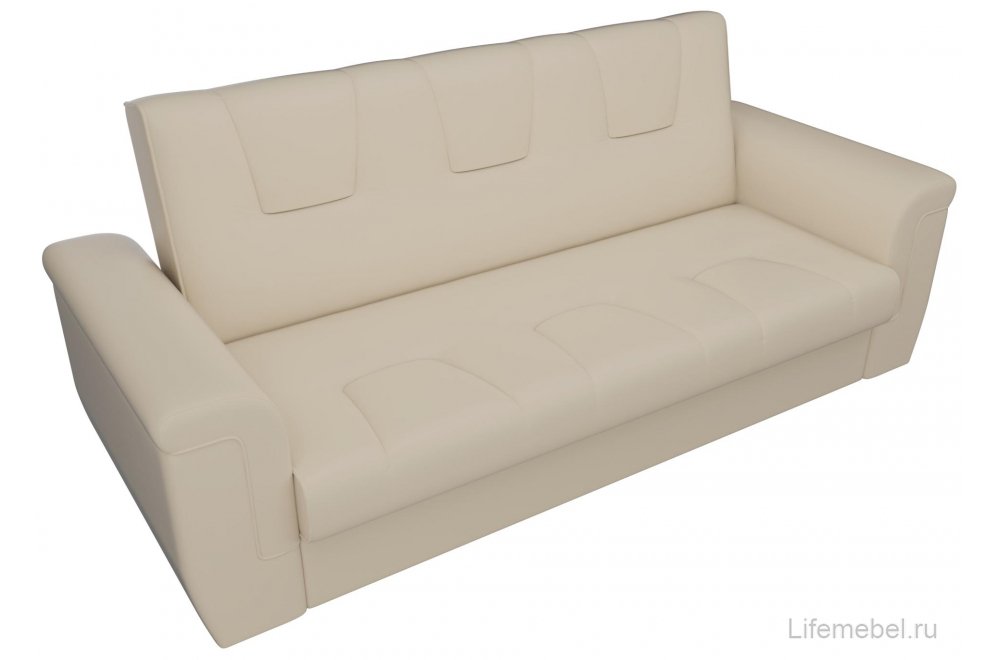 Диван Эллиот экокожа бежевая