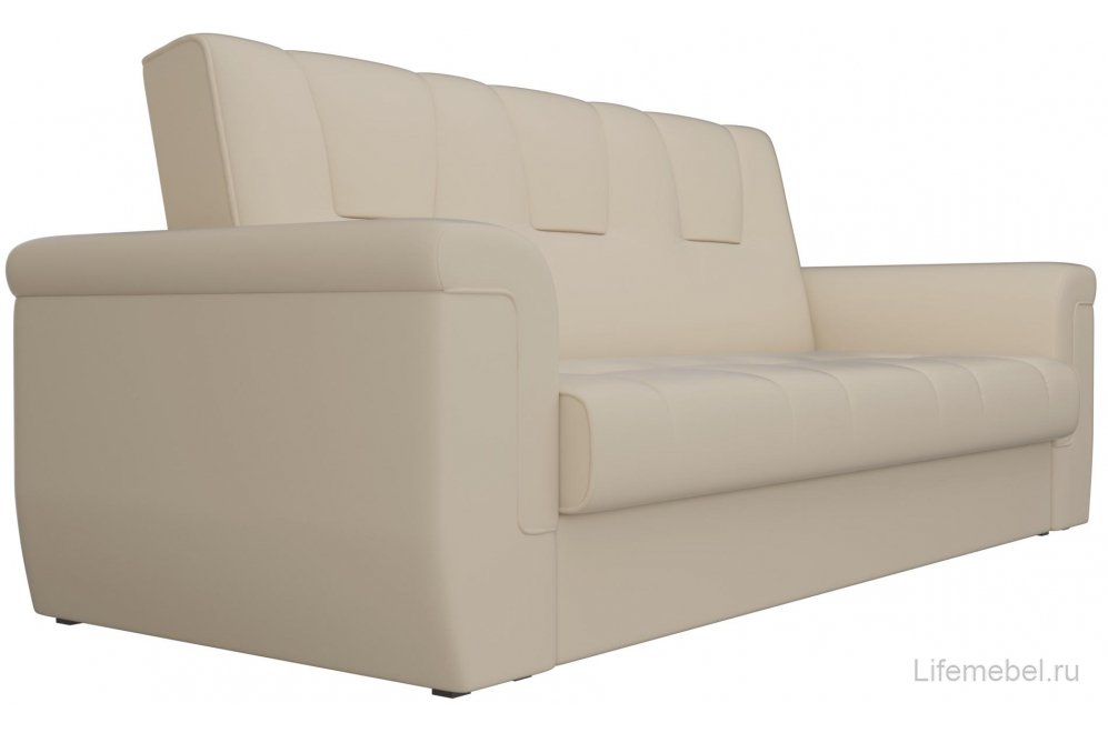 Диван Эллиот экокожа бежевая
