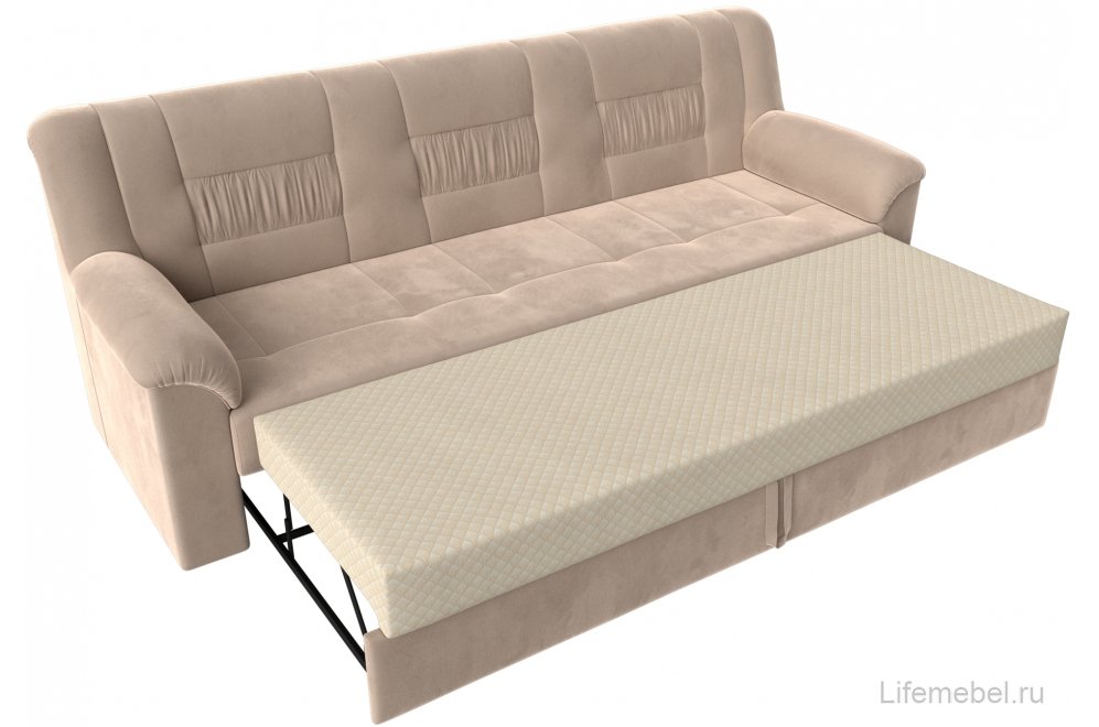 Диван Терра-М бежевый велюр