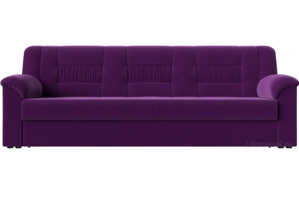 Диван Карелия фиолетовый микровельвет