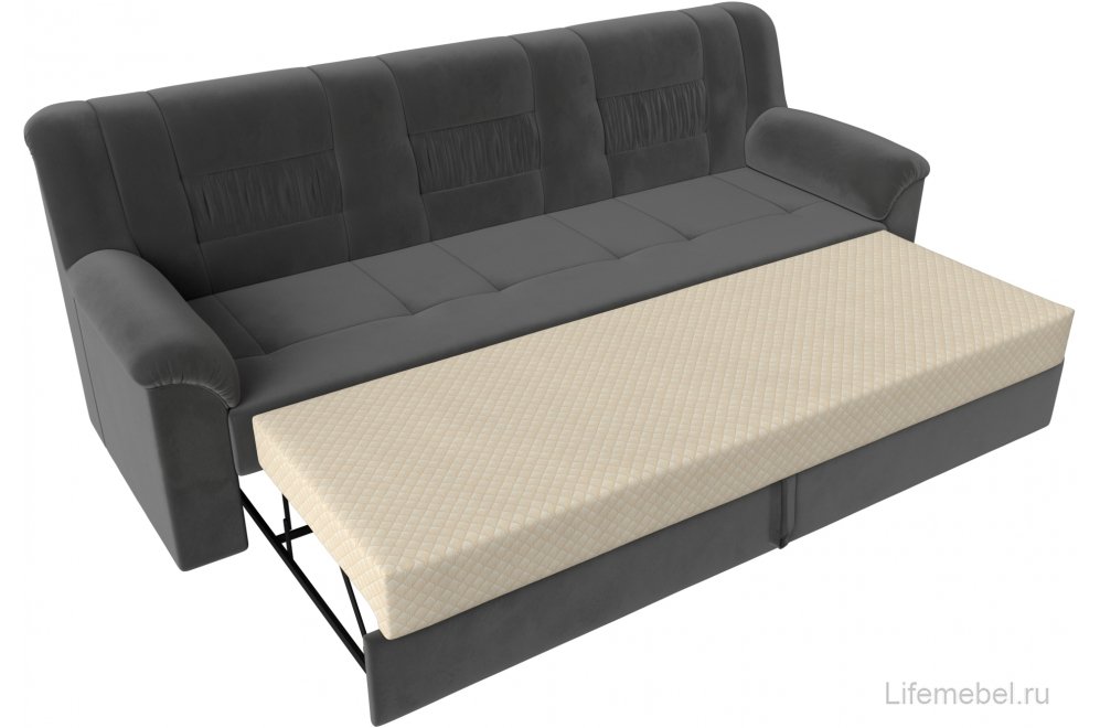 Диван Терра-М серый велюр