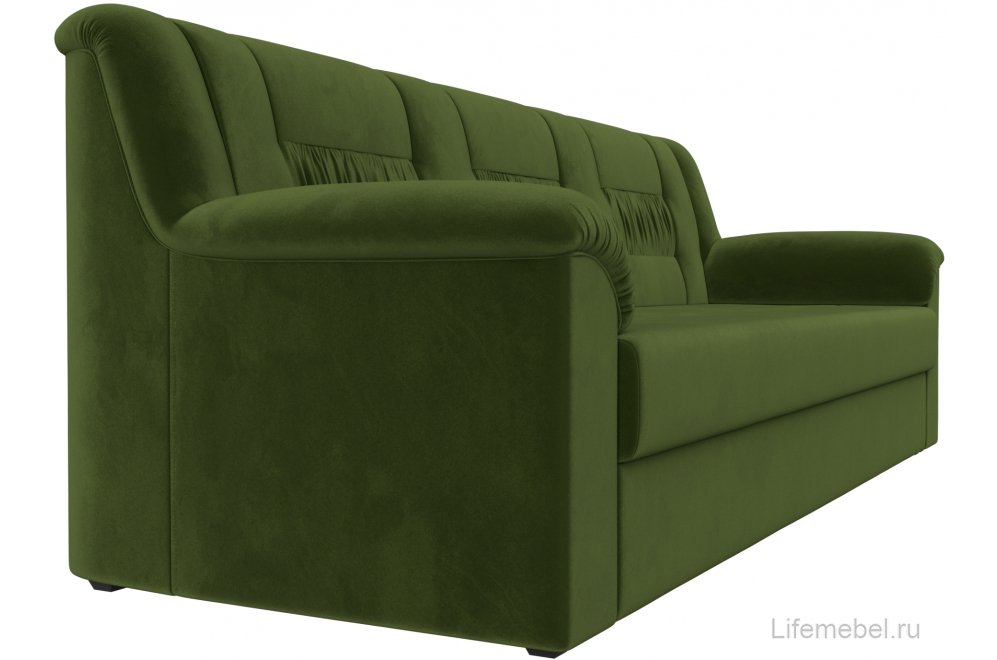 Диван Карелия зеленый микровельвет