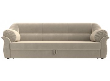 Диван-кровать Карнелла микровельвет бежевый