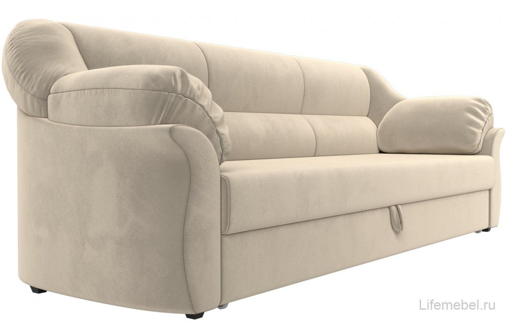 Диван Эллада микровельвет бежевый