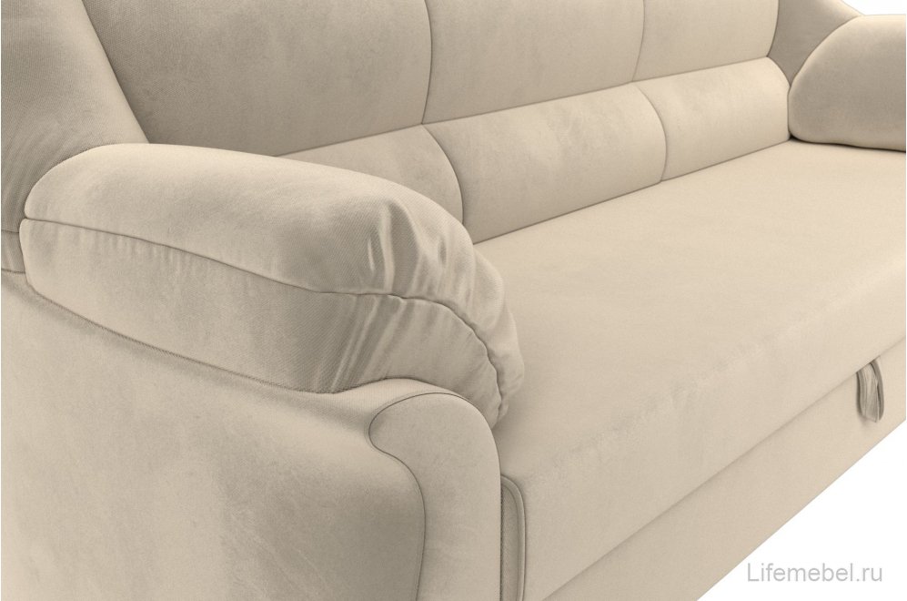 Диван Эллада микровельвет бежевый