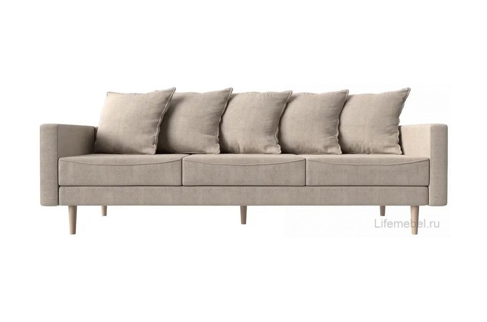 Диван Картес бежевая рогожка