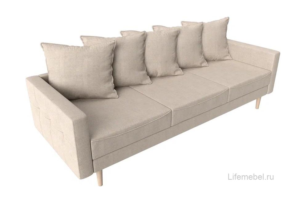 Диван Картес бежевая рогожка