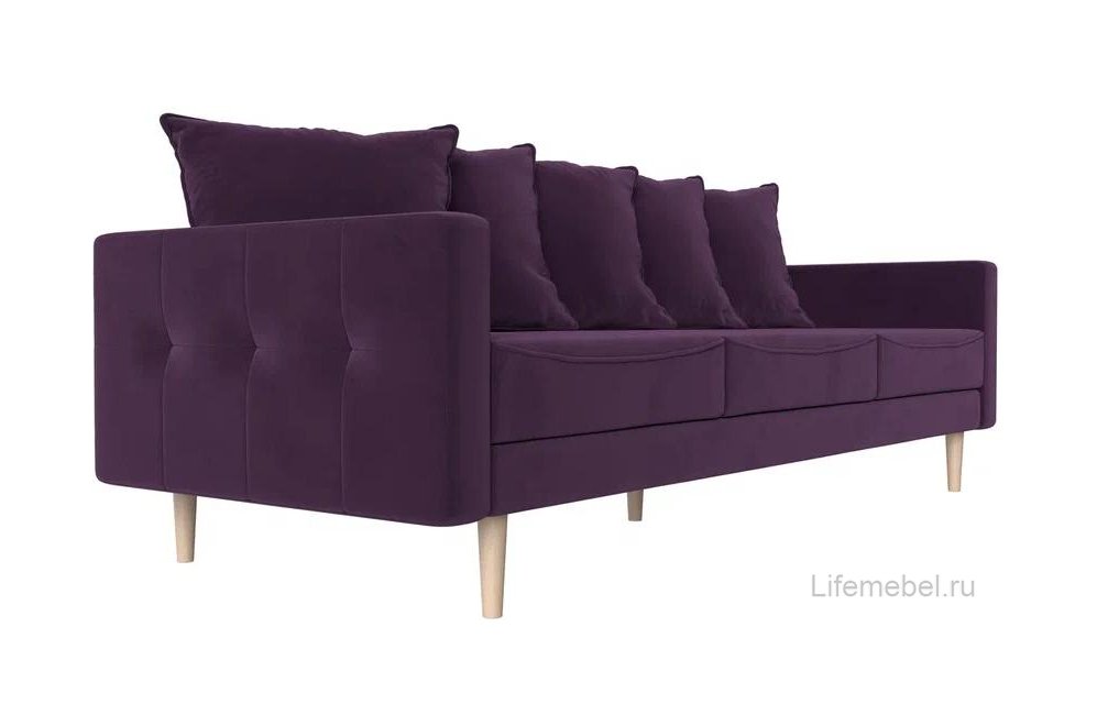 Диван Картес фиолетовый велюр