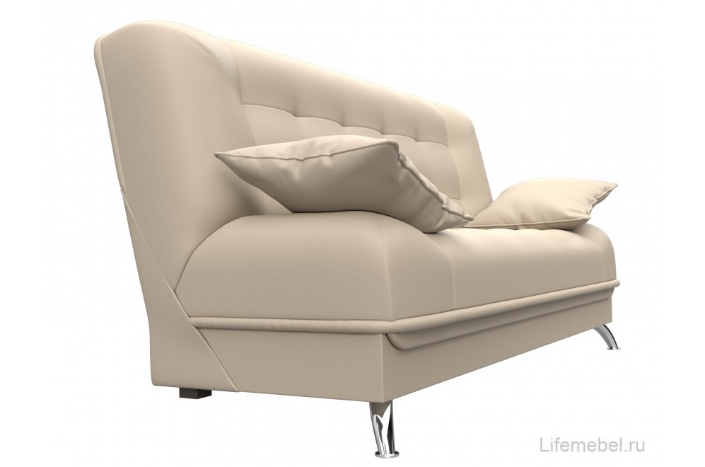 Диван-книжка Юнона экокожа бежевый