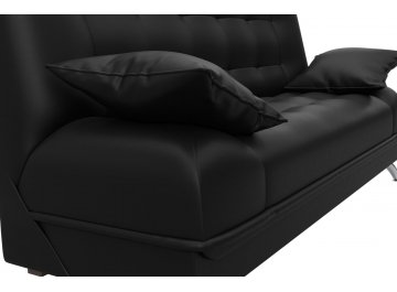 Диван-кровать Анна экокожа черный