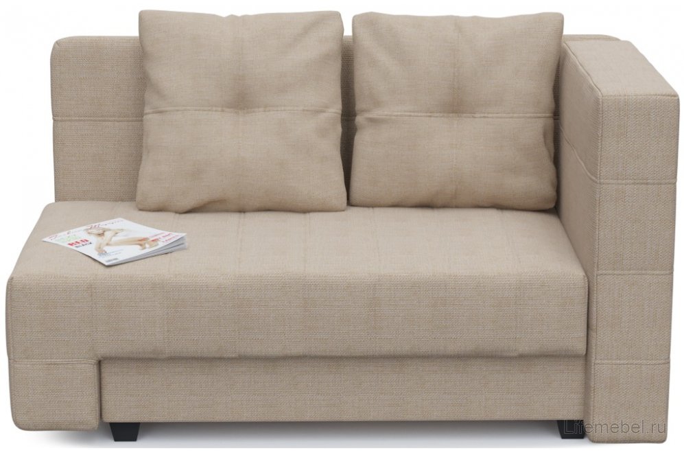 Диван Ламар NEXT еврокнижка рогожка бежевый