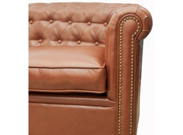 Диван кожаный Karo brown 3S