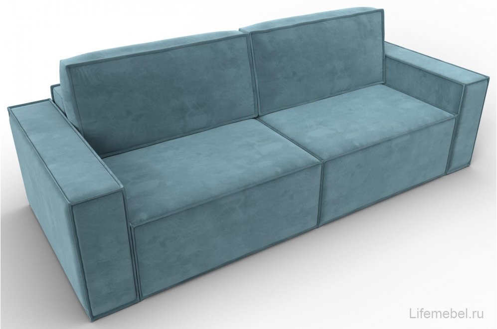 Диван Куба бирюзовый велюр