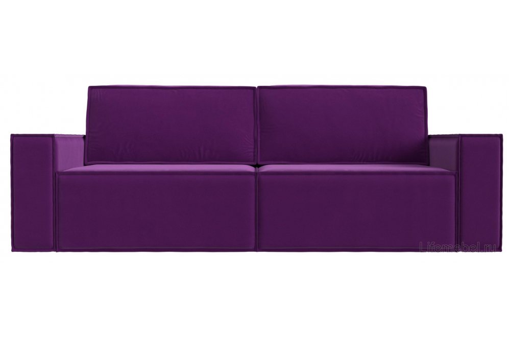 Диван Куба фиолетовый микровельвет