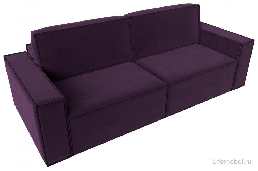 Диван Куба фиолетовый велюр