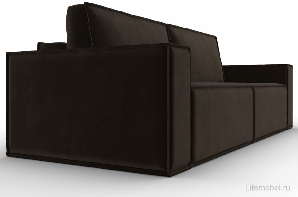 Диван Нова коричневый микровельвет