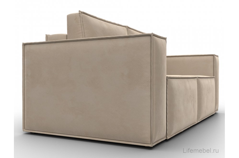 Диван Куба мини велюр бежевый