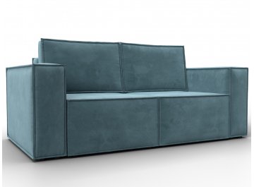 Диван Куба мини бирюзовый велюр