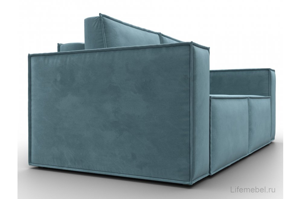 Диван Куба мини велюр бирюзовый
