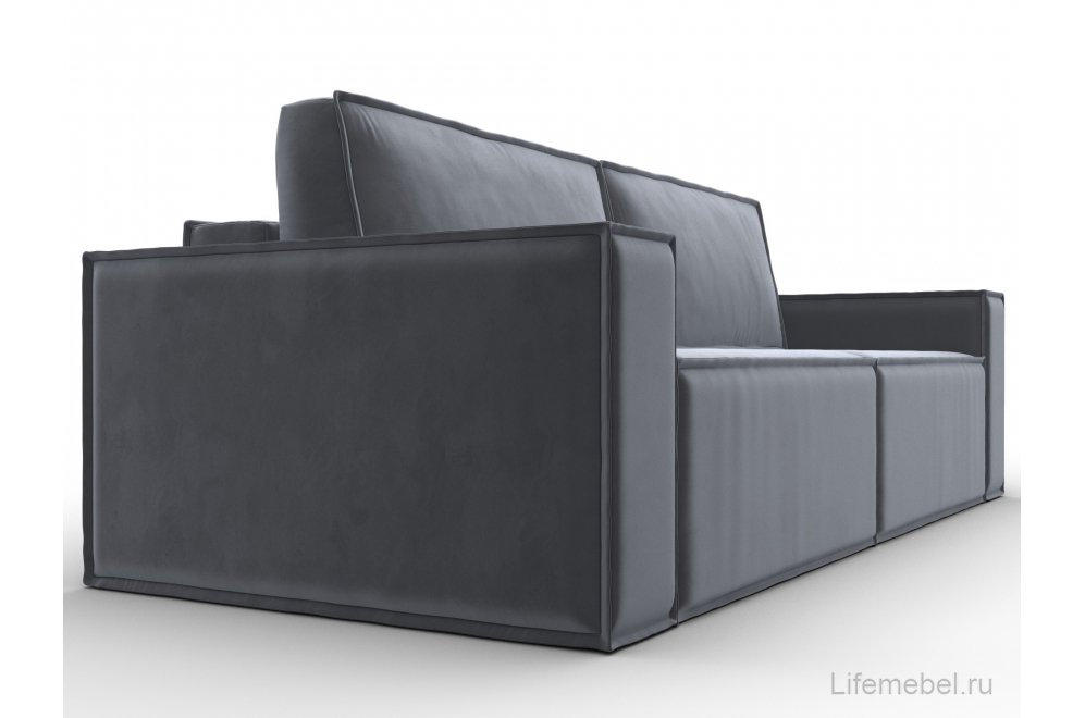 Диван Куба серый велюр