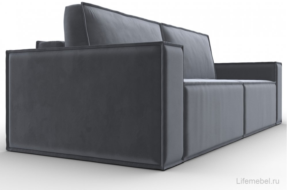 Диван Куба серый велюр