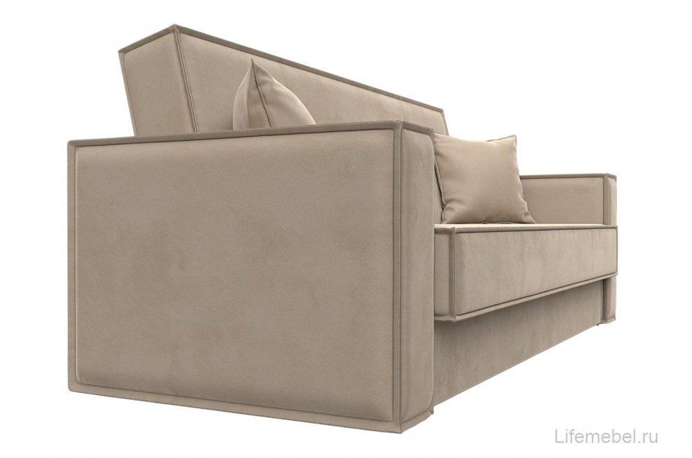 Диван Куба велюр бежевый