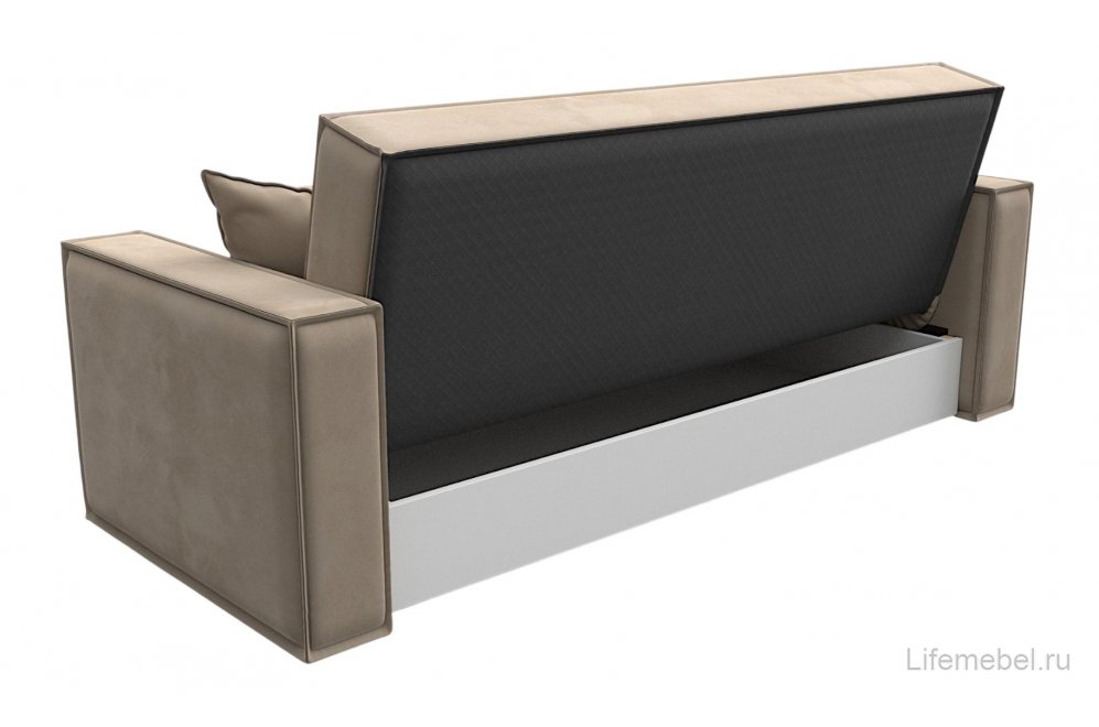 Диван Куба велюр бежевый
