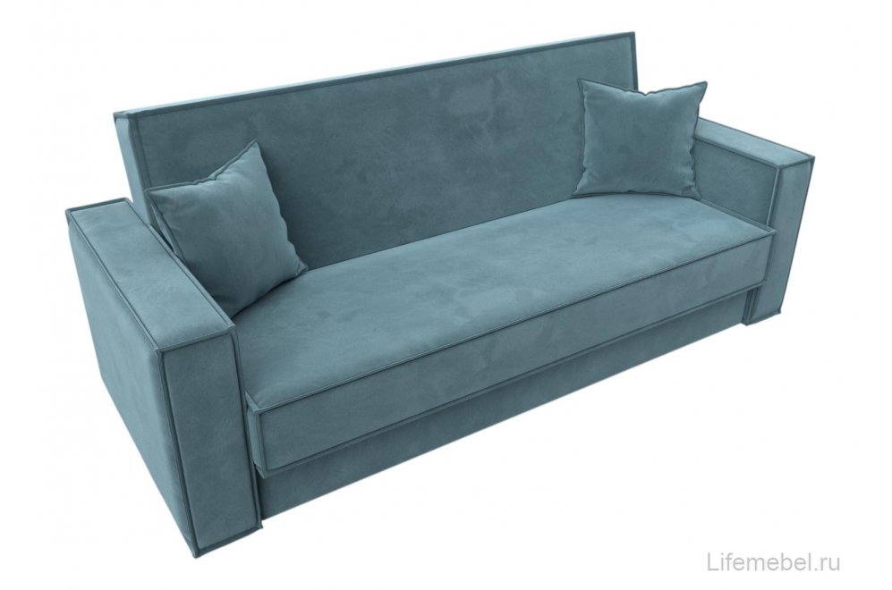 Диван Куба велюр бирюзовый