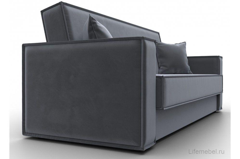 Диван Куба велюр серый