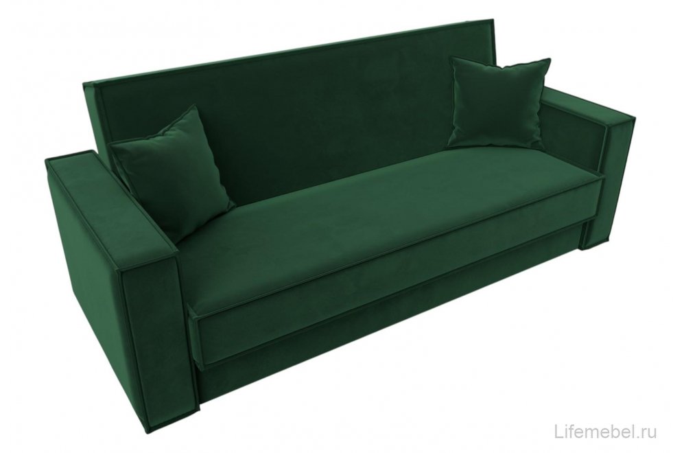 Диван Куба велюр зеленый