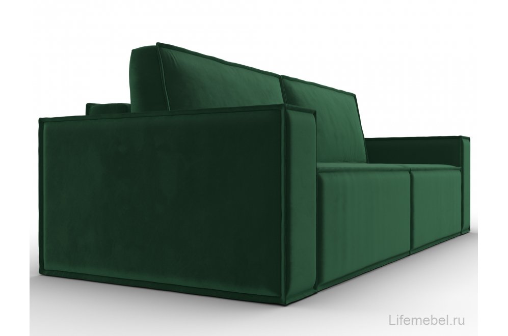 Диван Куба зеленый велюр