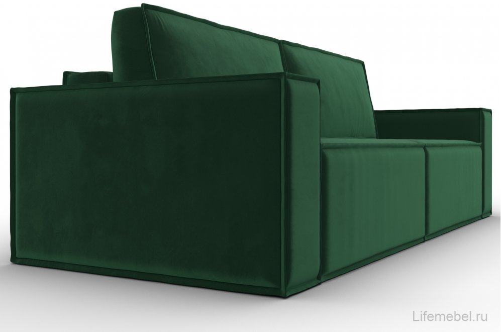 Диван Куба зеленый велюр