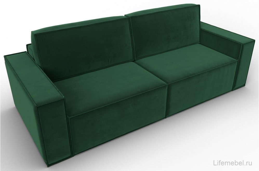 Диван Куба зеленый велюр